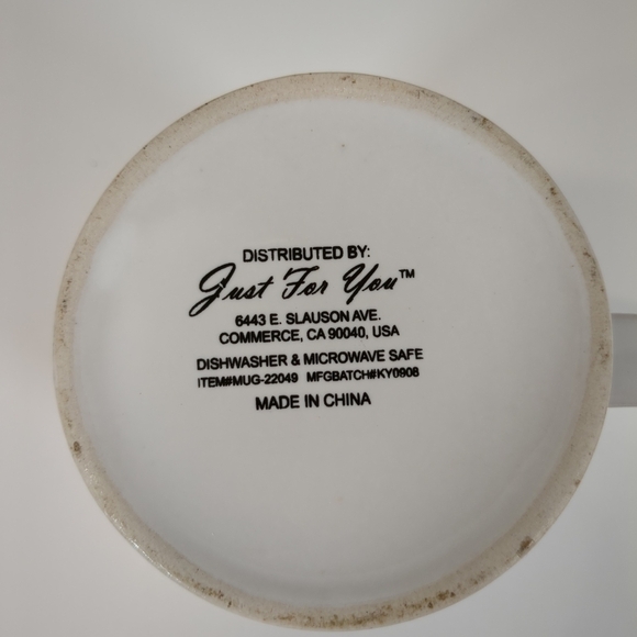 Happy Valentine's Cupid coffee mug, red/white - Picture 5 of 6